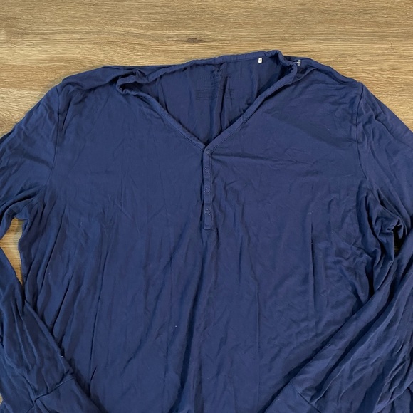 Little Sleepies Deep Blue Pajama Top - Picture 2 of 3